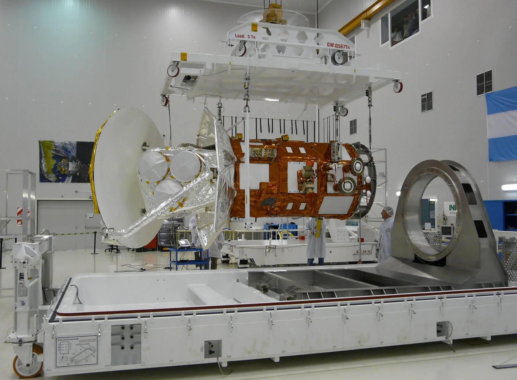 El satélite SAC-D/Aquarius fue el cuarto y último ejemplar de la serie SAC. Su instrumento principal, Aquarius fue parte del aporte de la NASA a la misión argentina.