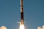 Alpha despega desde la Base de la Fuerza Espacial de Vandenberg, en California.