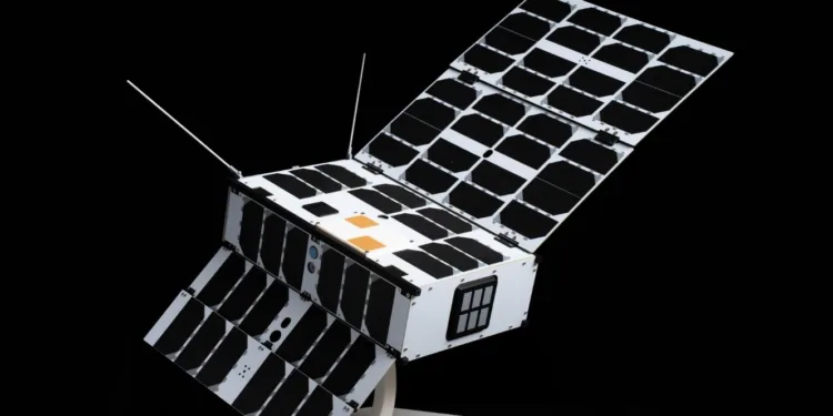 Nanosatélite 6U de FOSSA Systems. La empresa prevé volar esta nueva plataforma a finales de 2026 como base de su misión de demostración tecnológica.