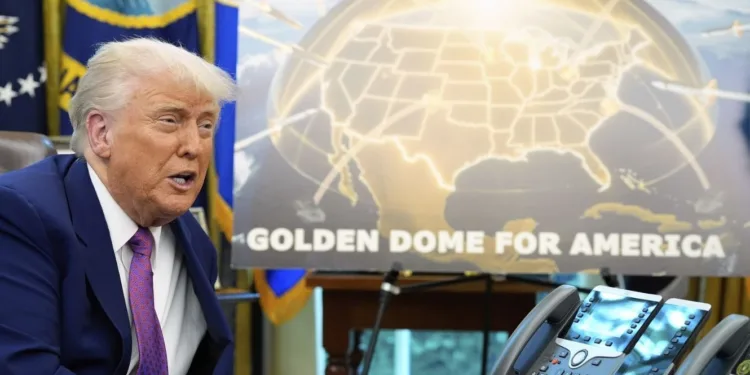 Trump impulsa el Golden Dome con un presupuesto de US$ 1,5 billones, en la búsqueda de “paz a través de la fuerza”.