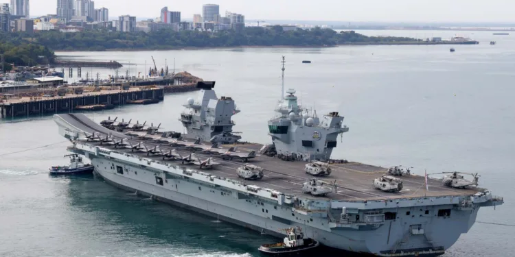 Portaaviones HMS Prince of Wales. Crédito: Real Armada Británica