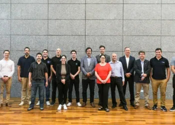 Los principales responsables de Atenea, reunidos junto con Darío Genua, Secretario de Innovación, Ciencia y Tecnología.