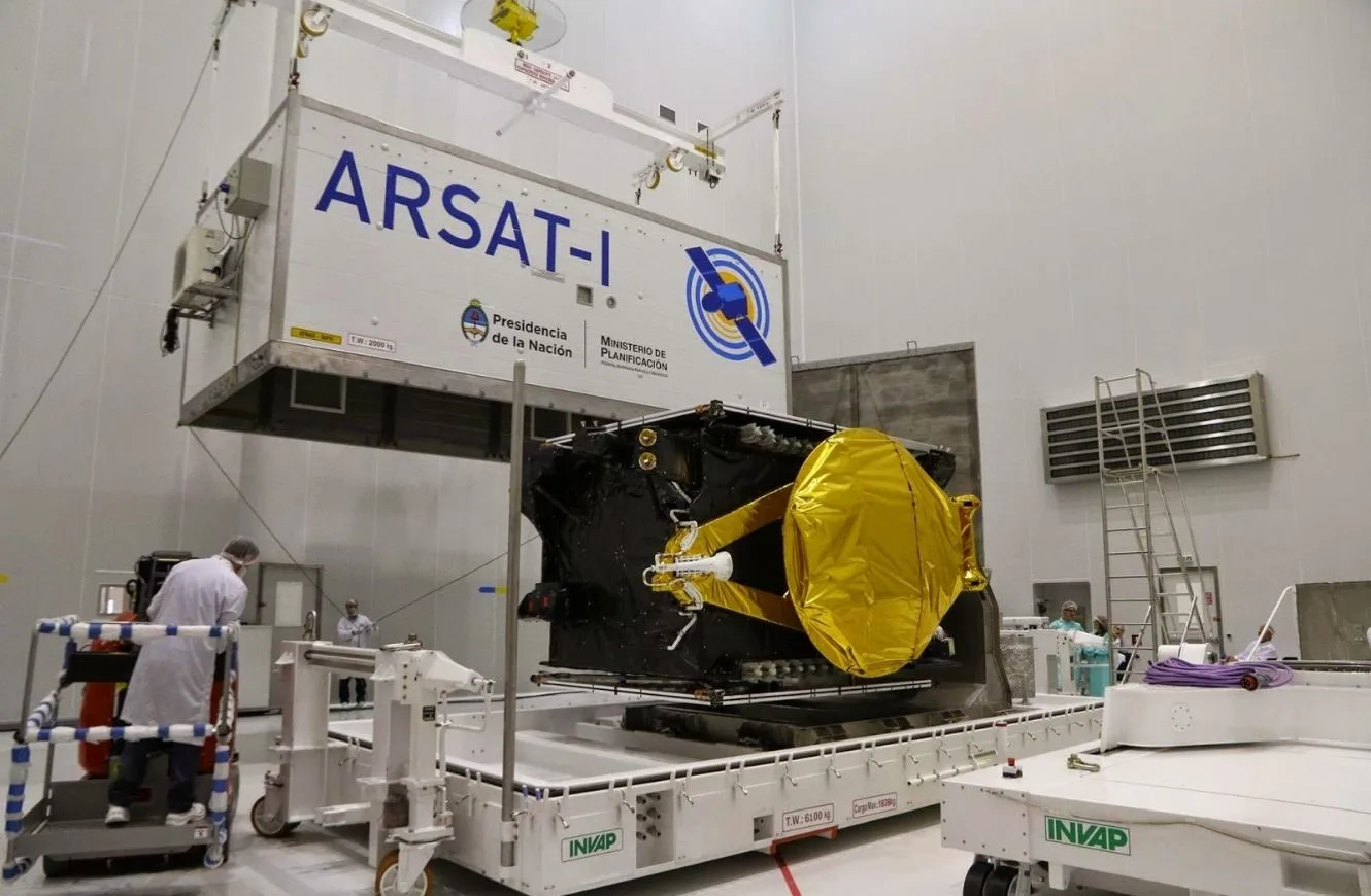Satélite geoestacionario ARSAT-1, desarrollado por INVAP para ARSAT.