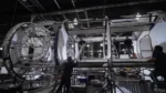La Axiom Station en construcción, imagen compartida por la astronauta Peggy Whitson.