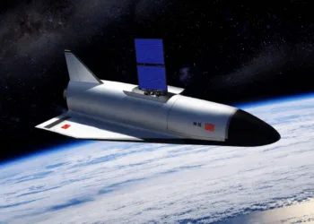 Render ilustrativo del avión espacial reutilizable chino, usado generalmente como referencia ante la falta de fotos oficiales.