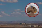 Vista general de la Base Aérea de Fort Bliss, después de que la FAA de EE. UU. levantara el cierre temporal del espacio aéreo sobre El Paso.