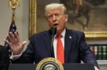 Donald Trump, presidente de Estados Unidos, en una actividad en la Casa Blanca. Rusia afirma que su gobierno no quiso discutir una prórroga del New START, que vence hoy. Trump recortes NASA