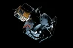 Imagen conceptual de acople y trabajo cercano del remolcador Otter con otra nave. Escenario típico de inspección, rendezvous y servicing.