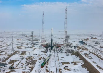 El cohete pesado Proton-M ya se encuentra en la plataforma de lanzamiento en Baikonur, para su regreso al ruedo luego de 3 años sin actividad.
