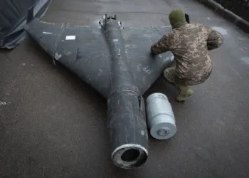 El dron armado Geran-3, ensamblado en Rusia, causa un nuevo problema importante para los sistemas de defensa aérea operados por Ucrania. Crédito; Ministerio de Defensa Ucrania