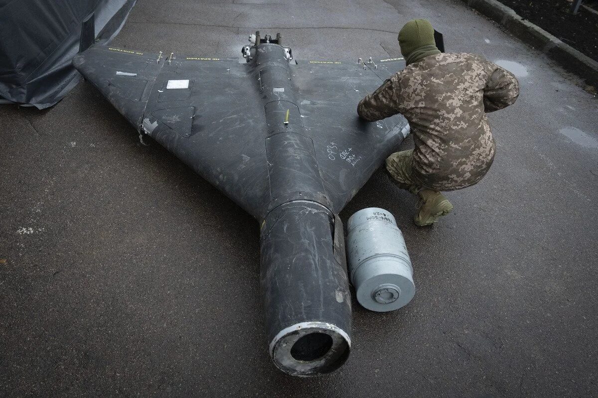 El dron armado Geran-3, ensamblado en Rusia, causa un nuevo problema importante para los sistemas de defensa aérea operados por Ucrania. Crédito; Ministerio de Defensa Ucrania