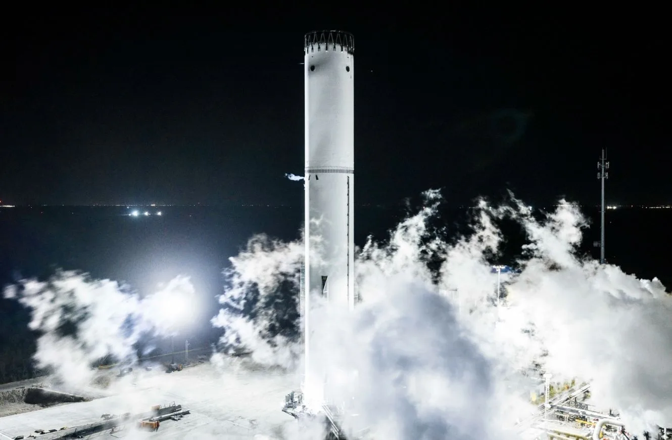 Imagen del Super Heavy V3. Crédito: SpaceX. vuelo 12 Starship V3