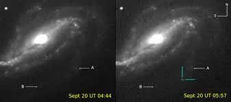 La precisión del momento estimado de la explosión es, a lo sumo, de tres horas. El progenitor pudo identificarse en imágenes de archivo del telescopio espacial Hubble del 2001.