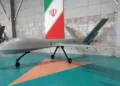 Dron Shahed 129 de Irán. Crédito: archivo