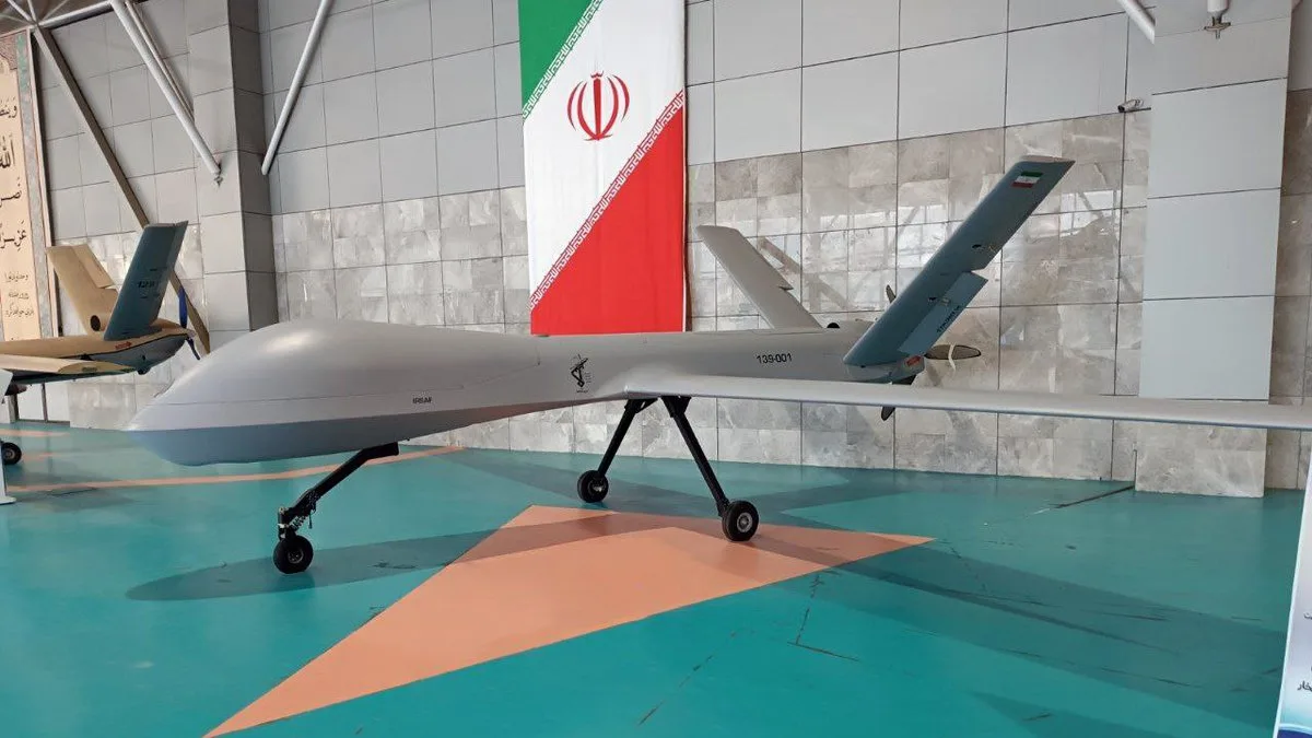 Dron Shahed 129 de Irán. Crédito: archivo
