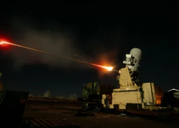 El C-RAM Centurion es un escudo anti-drones que EE.UU. desplegó en Medio Oriente.