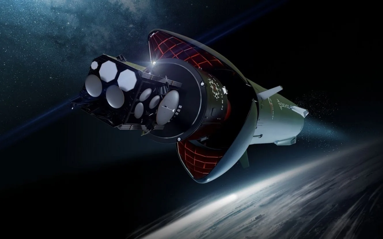 Rocket Lab muestra la cofia reutilizable Hungry Hippo de Neutron mientras avanza su integración final en Virginia.