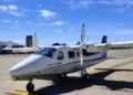 Río Negro amplía su tecnología para detectar incendios con un nuevo avión instrumentado de INVAP.