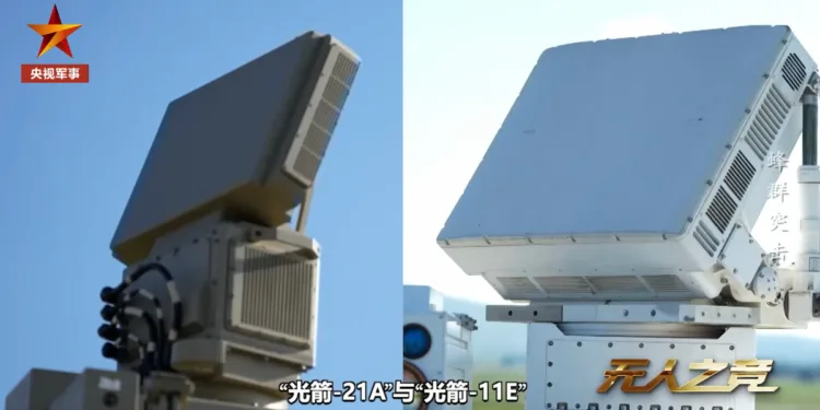 China presentó dos nuevas armas láser antidrones, identificadas como Guangjian-11E y Guangjian-21A.