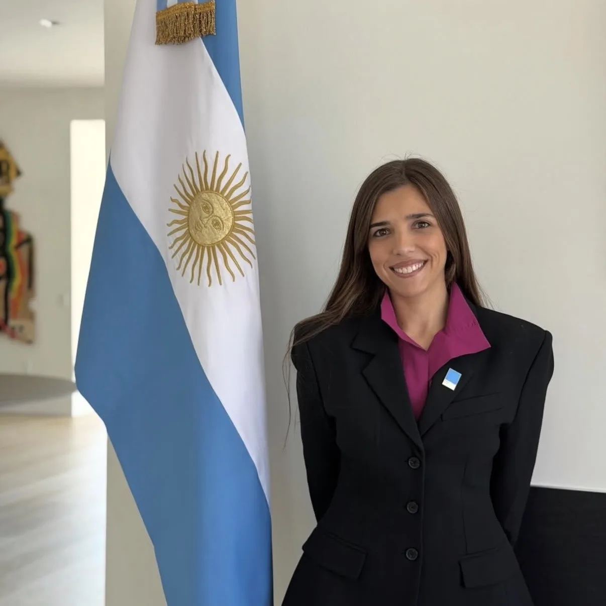 La futura astronauta argentina Noel De Castro se reunió con la Oficina de Asuntos Espaciales de EE.UU.