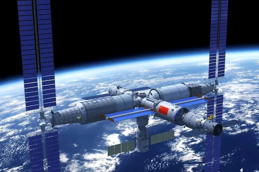 Kinetica 2 CAS Space. Imagen de la estación espacial china Tiangong.