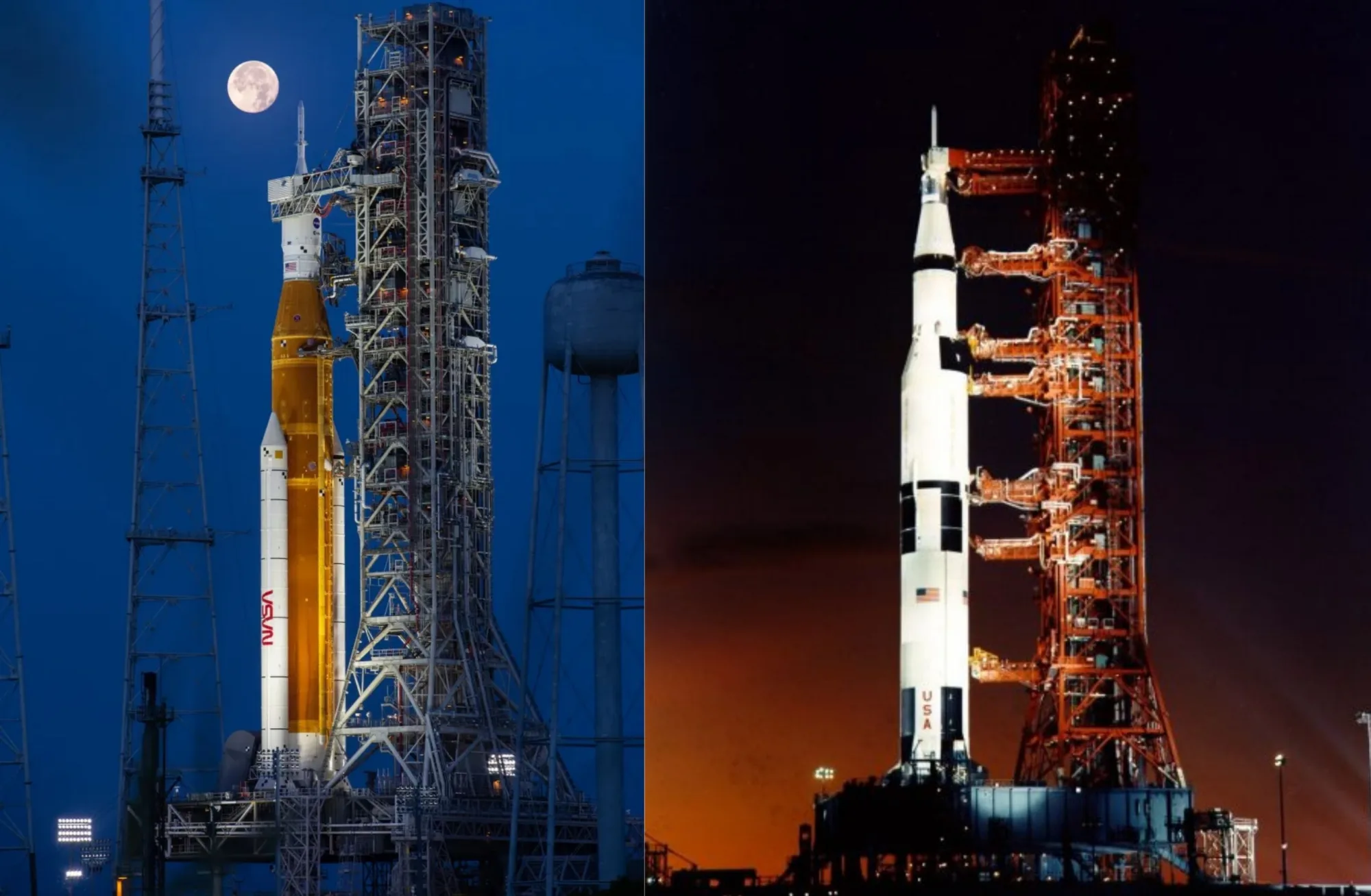 Artemisa II vs. Apolo 8: dos sobrevuelos lunares con más de medio siglo de diferencia.