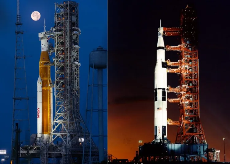 Artemisa II vs. Apolo 8: dos sobrevuelos lunares con más de medio siglo de diferencia.