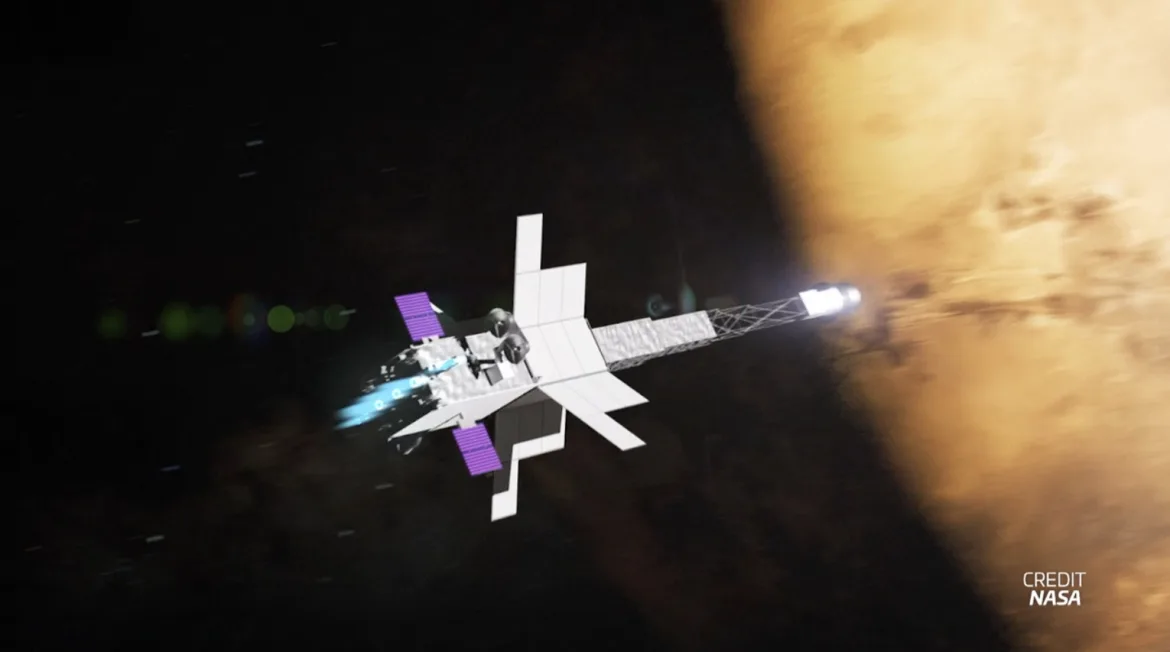 NASA presenta la misión Reactor Espacial 1 Freedom con propulsión nuclear para explorar Marte en 2028. Crédito: NASA.