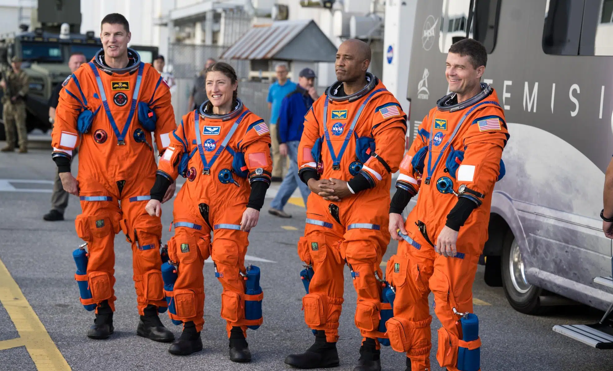 Presentamos a los astronautas que viajarán a la Luna a bordo de Artemisa II.