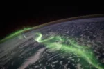 Así se ven las auroras boreales desde la Estación Espacial Internacional (ISS).