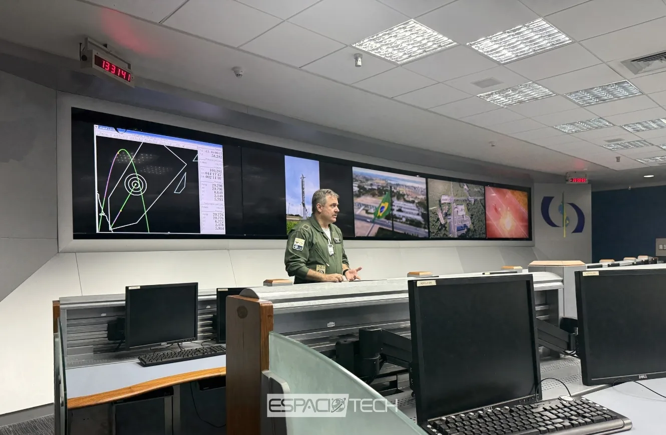 Presentación del Centro de Lanzamientos de Alcântara durante la visita de Espacio Tech.