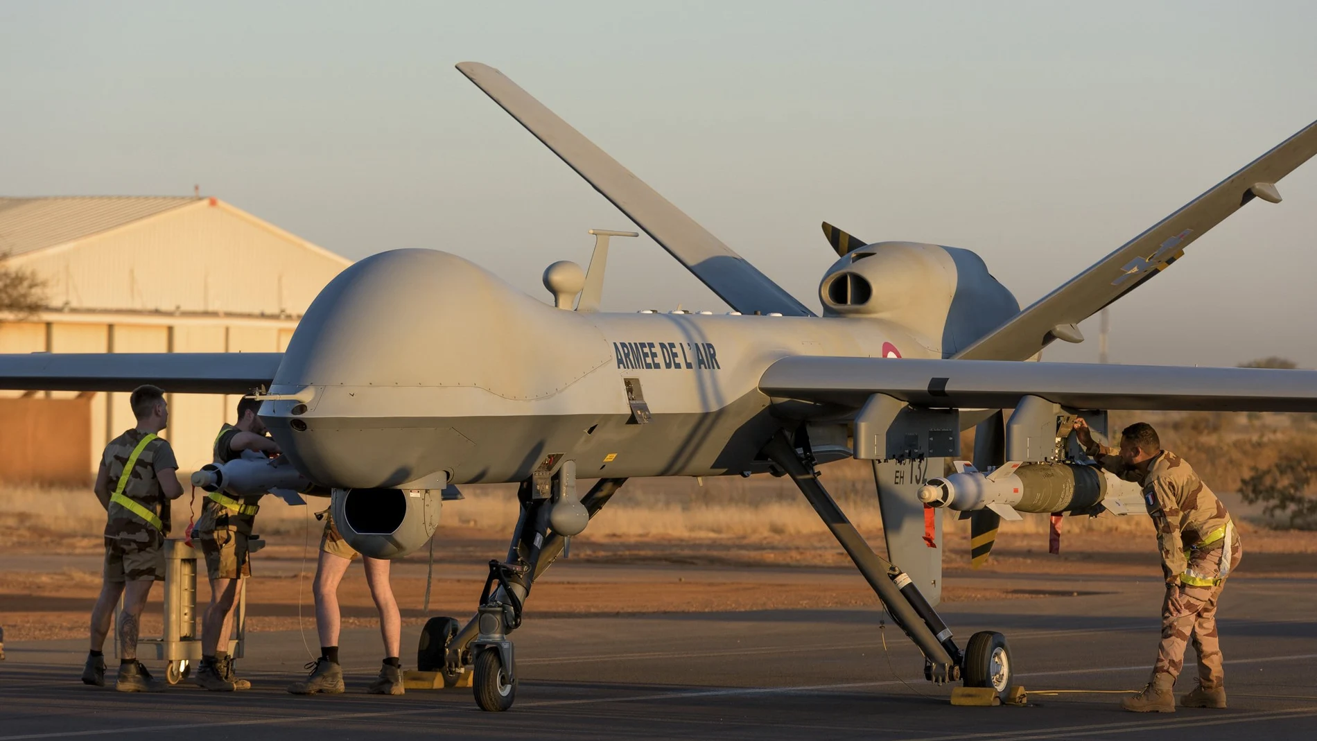 Dron MQ-9 Reaper del Ejército del Aire y del Espacio de francia de Francia.