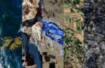 Imágenes satelitales tomadas por misiones de observación de la Tierra.