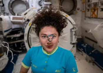 Jessica Meir es una astronauta de la NASA que está dentro de las rotaciones a la Estación Espacial Internacional.
