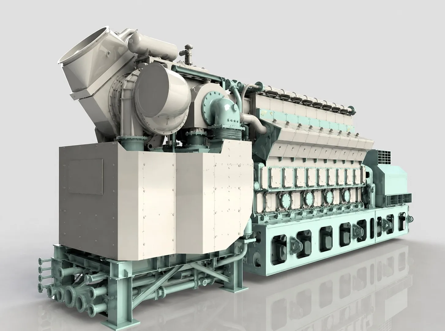 Kawasaki Heavy Industries desarrolló un motor de generación eléctrica que puede operar con hasta un 30% de hidrógeno en volumen y el resto de gas natural.