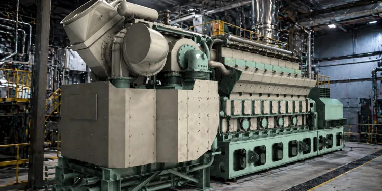 Kawasaki Heavy Industries desarrolló un motor de generación eléctrica que puede operar con hasta un 30% de hidrógeno en volumen y el resto de gas natural.