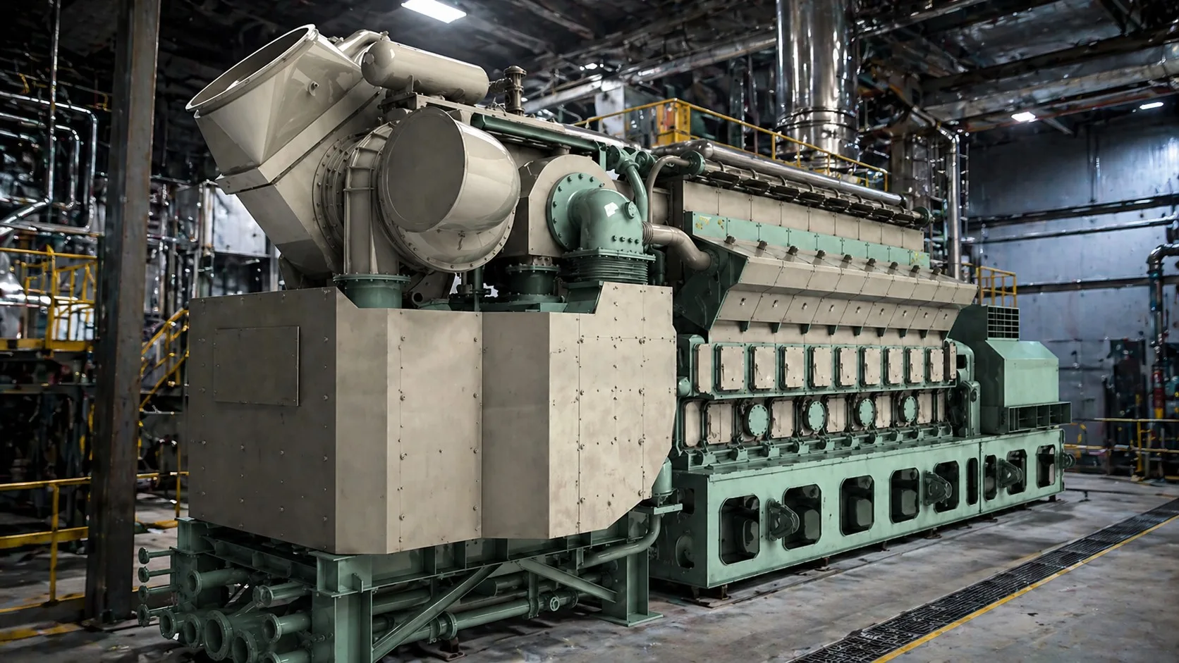 Kawasaki Heavy Industries desarrolló un motor de generación eléctrica que puede operar con hasta un 30% de hidrógeno en volumen y el resto de gas natural.