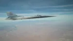 NASA voló por primera vez al avión supersónico X-59 con el tren de aterrizaje retraído.