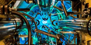 Imagen de un reactor modular comercial visto desde dentro. ACR-300