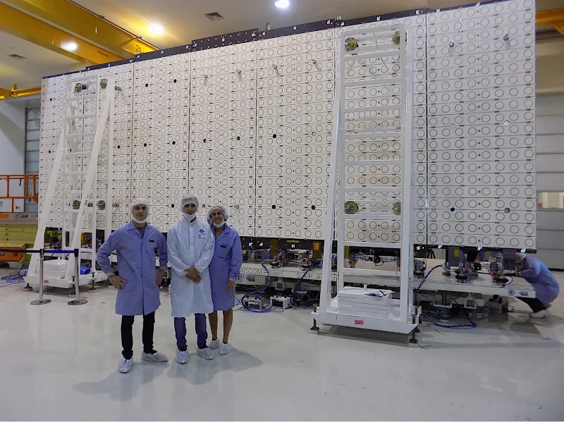 En el CETT se integraron las antenas radar de los satélites de observación terrestre SAOCOM.