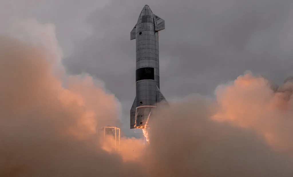 El espectacular megacohete de SpaceX, el Starship V3. Crédito: SpaceX.