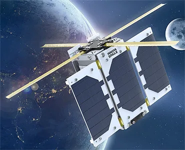 MDQUBESAT-1 "San Martín, picosatélite de la empresa argentina Innova Space. Crédito: Innova Space CubeSat ATENEA Artemisa II