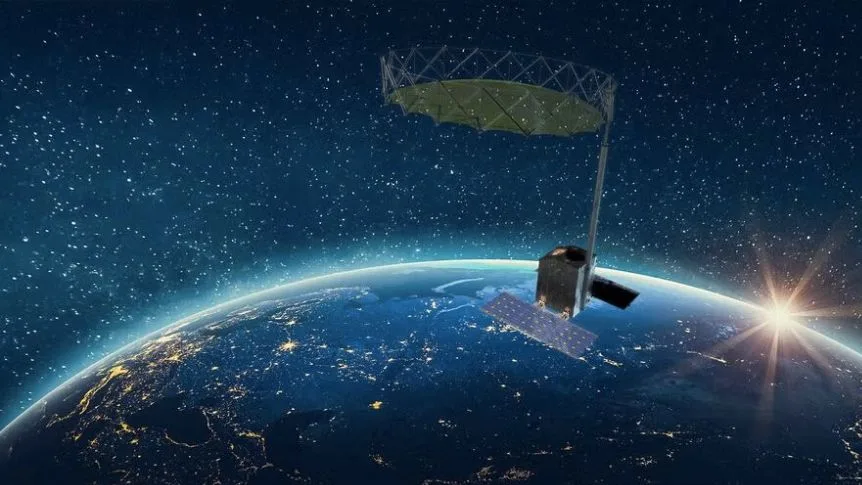 Imagen de pequeño satélite de órbita baja fabricado por L3Harris. Crédito: L3Harris Technologies. L3Harris inversión.