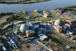 Imagen del Complejo Nuclear Atucha. Según el Ministerio de Economía y el Informe de Gestión 145 del Gobierno, el Plan Nuclear anunciado en 2024 aún no entró en vigencia administrativa por revisiones presupuestarias.
