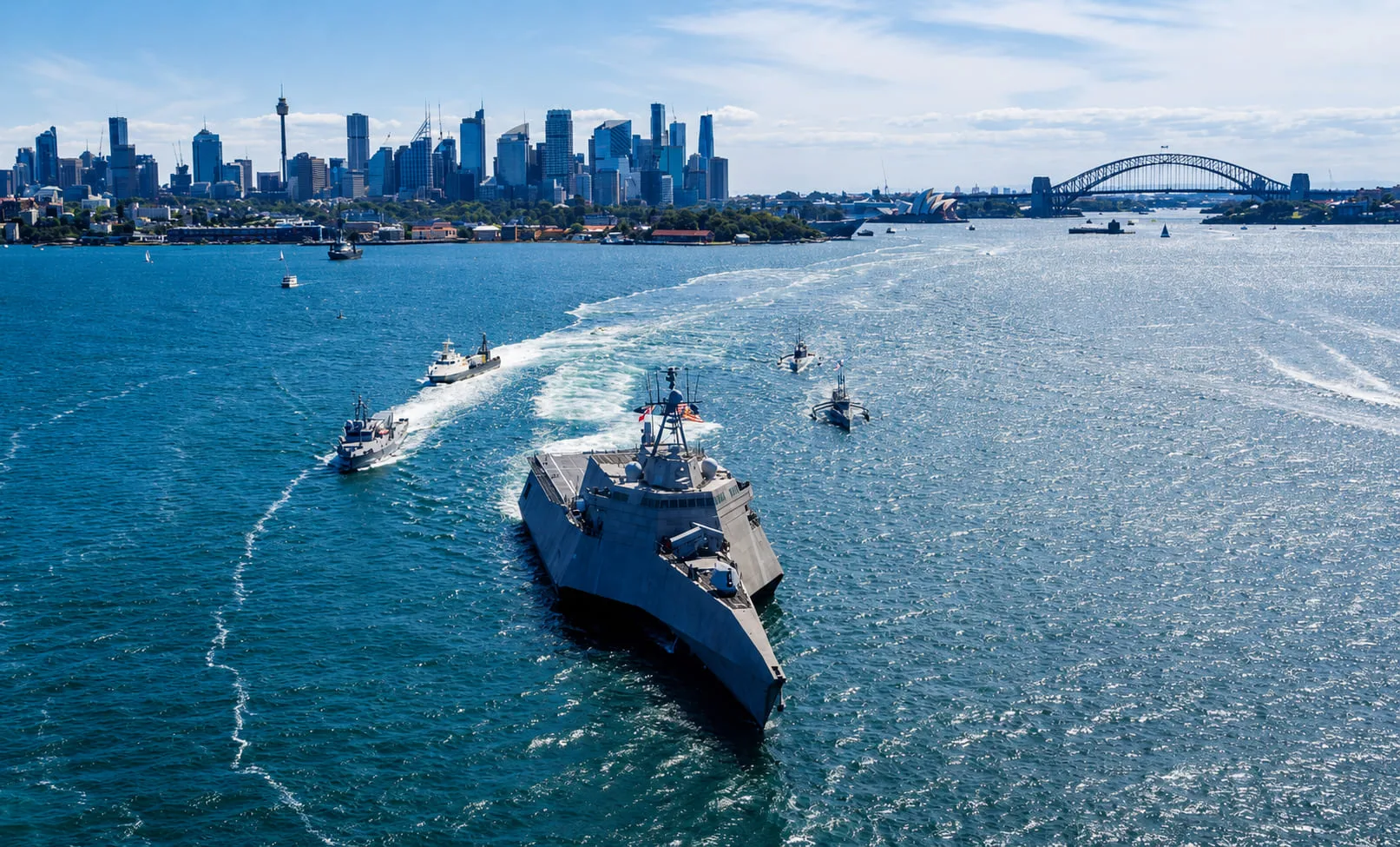 EE.UU. presentó un plan a 30 años que proyecta una gran flota naval con buques autónomos y nucleares.