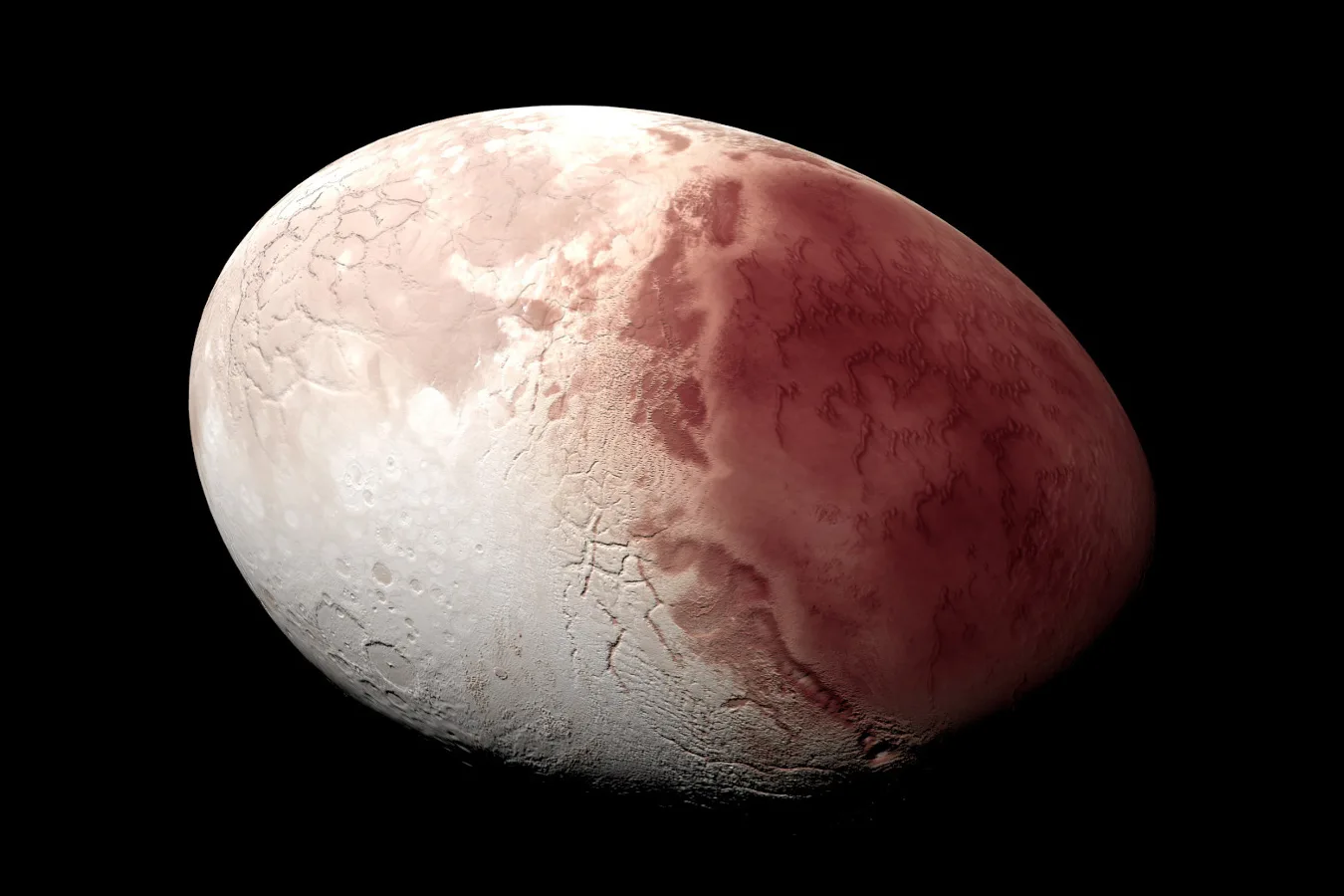 Haumea es uno de los objetos más raros del cinturón de Kuiper.