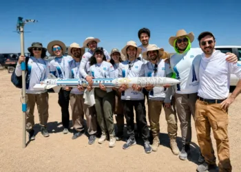Estudiantes del ITBA desarrollaron un cohete supersónico para competir en Estados Unidos. Crédito: ITBA Rocketry Team vía Instagram.