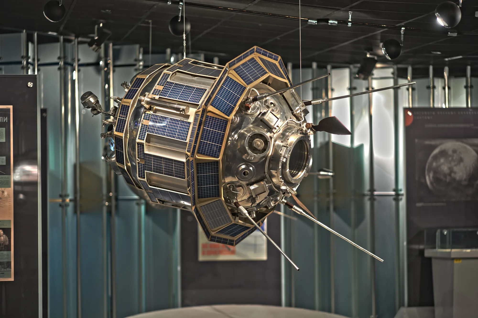 Una maqueta a escala 1:1 en el Museo Conmemorativo de la Cosmonáutica en Moscú.