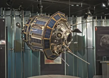 Una maqueta a escala 1:1 en el Museo Conmemorativo de la Cosmonáutica en Moscú.