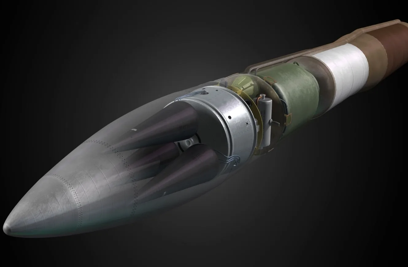 Imagen del Misil Minuteman III LGM-30G. misil nuclear icbm